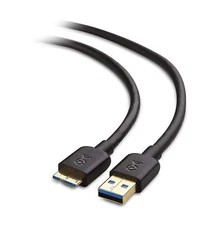 Cable Matters 6 ft Micro USB 3.0 Cable (USB to USB Micro B Cable) Black
