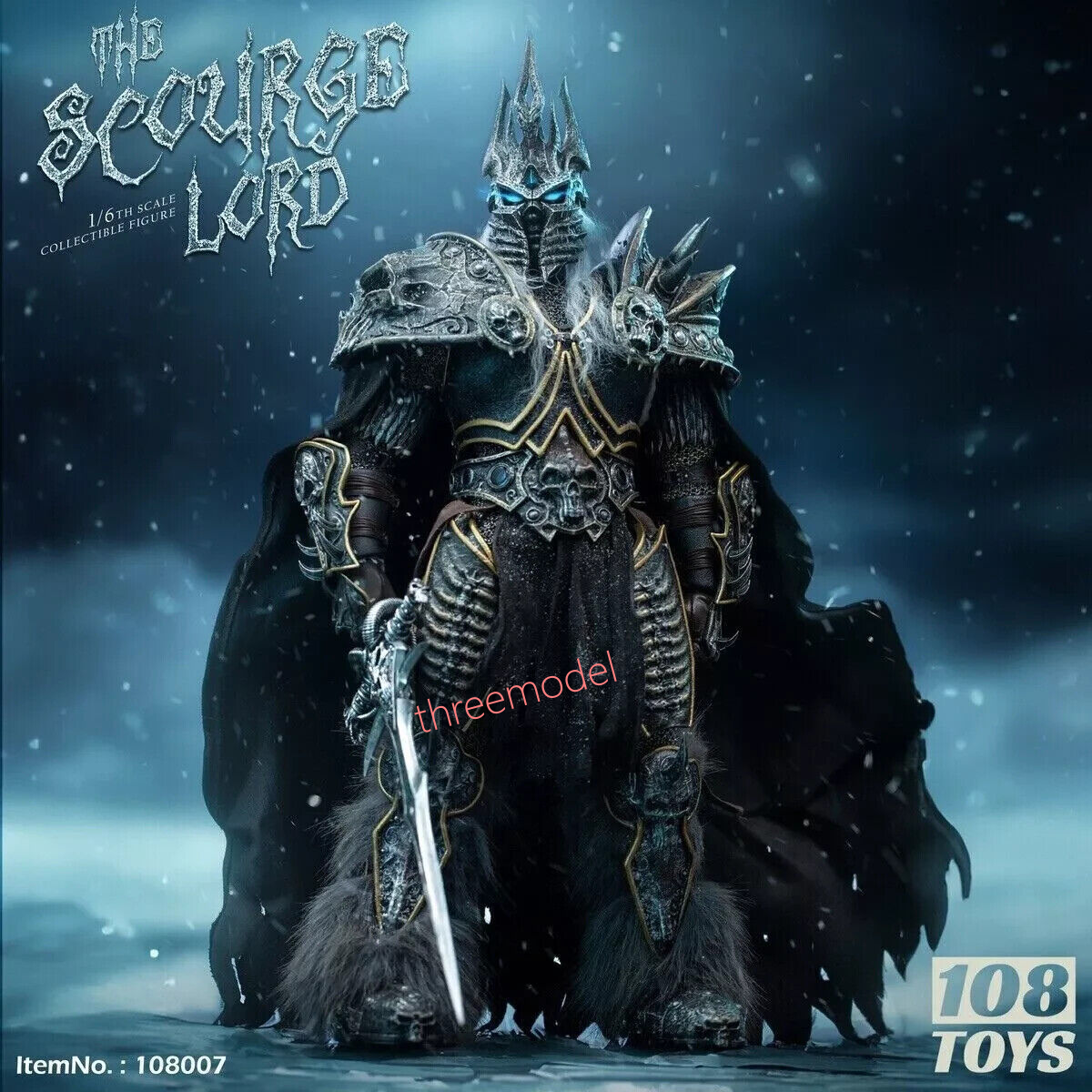 108Toys 108007 フローズンリッチキング 1/6 Lich King 108TOYS 108007 1/6 WOW The Lich King Arthas Action Figure