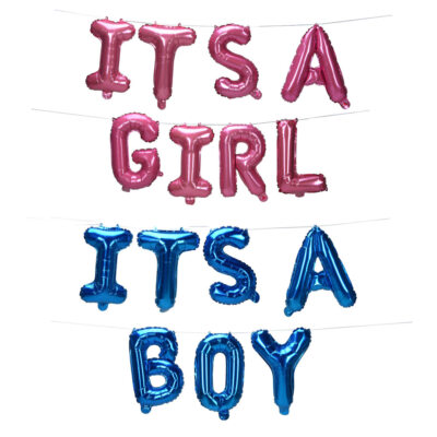 Its a Boy / Girl Baby Party Folienballon Gender Reveal Babyshower Heliumballon