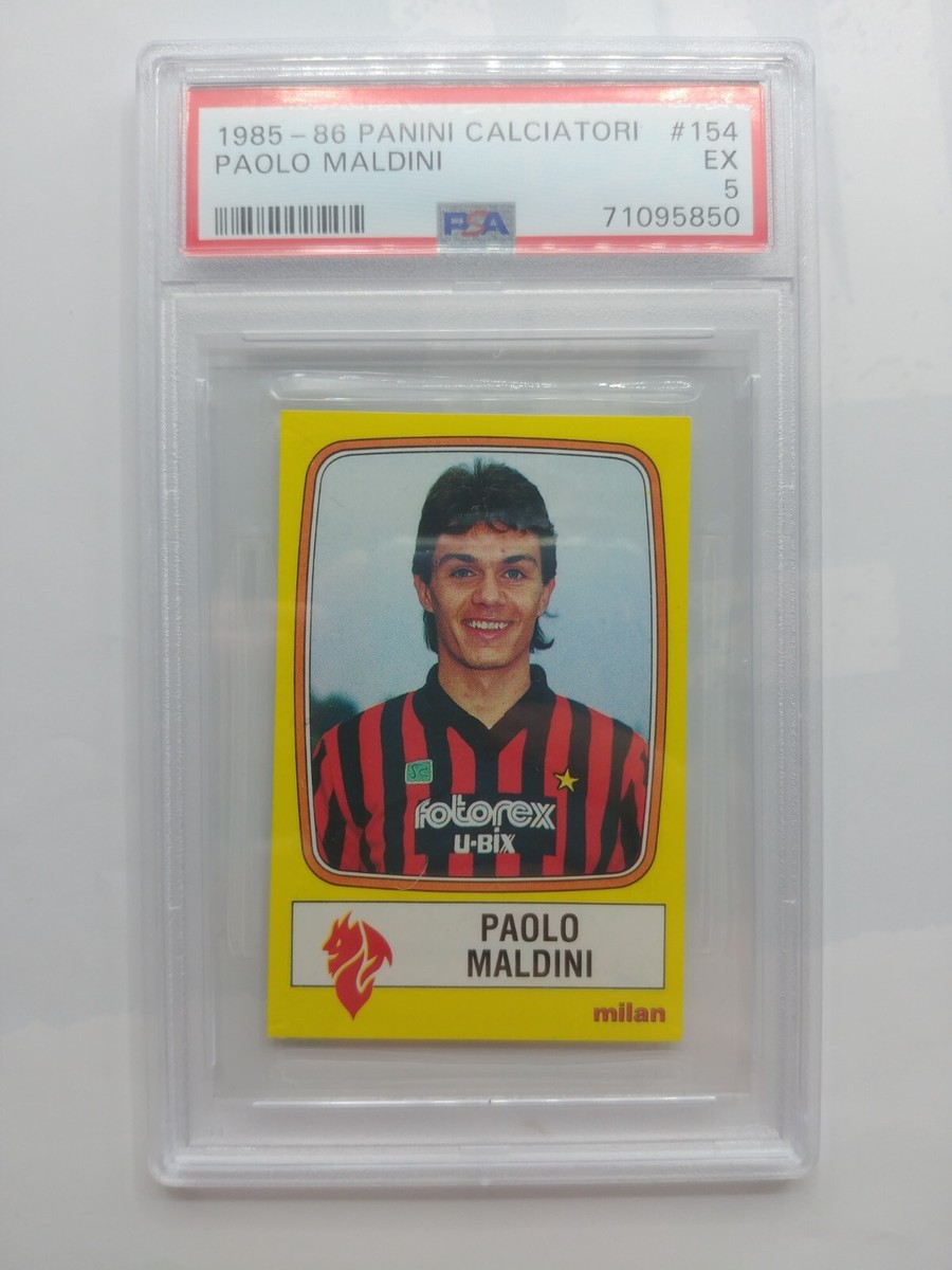 その他 Paolo Maldini auto psa10 panini Sticker 1985 Panini Calciatori #154 PAOLO MALDINI Rookie PSA