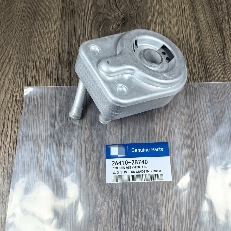 OEM Engine Oil Cooler 264102B740 For 2014-2020 Hyundai Kia Kona Elantra Veloster - Image 3 of 4