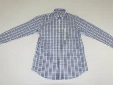 Duluth Trading Co Men's Wrinkle Fighter Button Front Shirt Small NWT Gingham S