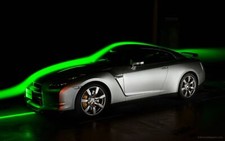 Cars nissan gt r 7 Desk Mat Stitched