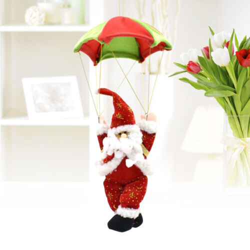  Jouets de fenêtre Père Noël pour enfants Claus parachute ornements Noël - Photo 1/12
