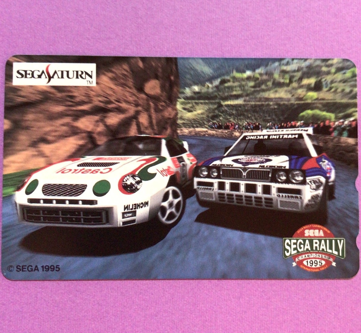 TOYOTA Celica Castrol GAME SEGA RALLY CHAMPIONSHIP 1995 Phone Card