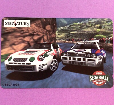 TOYOTA Celica Castrol GAME SEGA RALLY CHAMPIONSHIP 1995 Phone Card