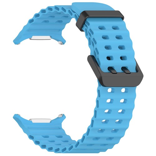 Sweatproof Ocean Sport Silicone Strap for Samsung Galaxy Watch 7 Ultra 47mm Band - Photo 34/42