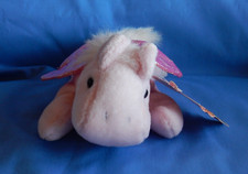 Gift Innovations Bean Sprouts Pink Wings 32527 Bean Bag Plush Unicorn Horse