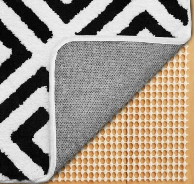 Gorilla Grip Extra Strong Rug Pad Gripper, Grips Keep Area Rugs in Place, Thick,