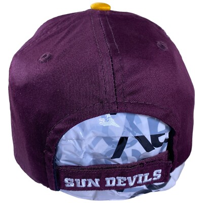 NEW Sun Devils Arizona State University Youth Hat Cap Red/Yellow