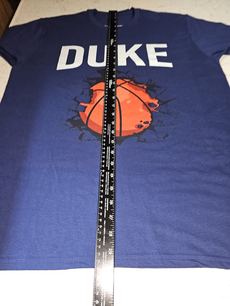 Duke University Retro Throwback Large Mens Blue Graphic Logo