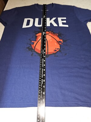 Duke University Retro Throwback Large Mens Blue Graphic Logo