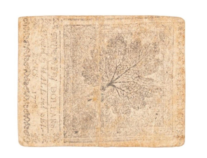 1778, $20 Continental Currency Note Sept. 26 Revolutionary War Note Paper Money - Image 2 of 2