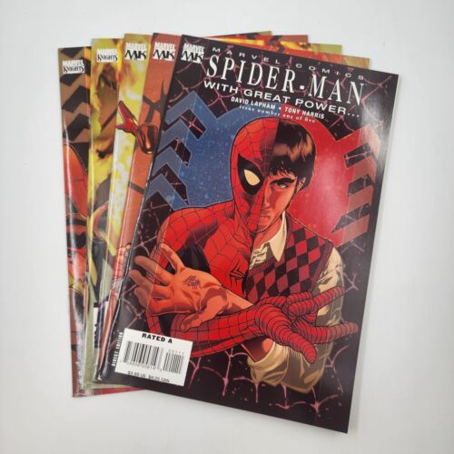 Spider-Man with Great Power (2008) #1,2,3,4,5 série complète Marvel Knights - Photo 1 sur 11