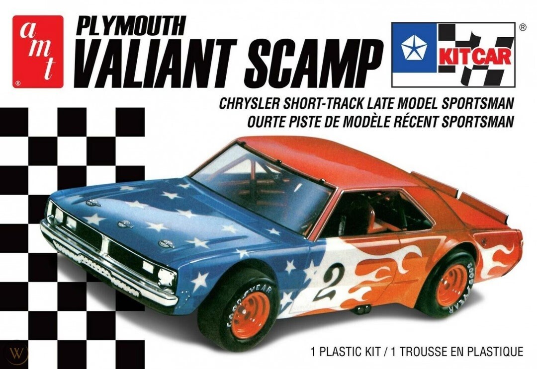 AMT 1171 1:25th scale Plymouth Valiant Scamp Kit car
