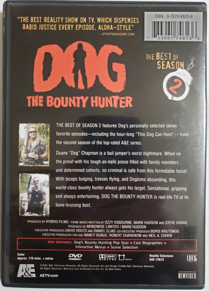 Dog The Bounty Hunter : The Best Of Season 2 DVD 2006 - Image 2 of 3