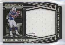 2018 Panini Obsidian Rookie Eruption Relics 81/100 Daurice Fountain #RE-32 0o0