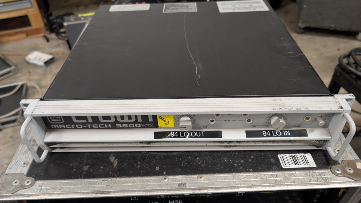 Crown Macro-Tech 3600vz Amplifier | eBay