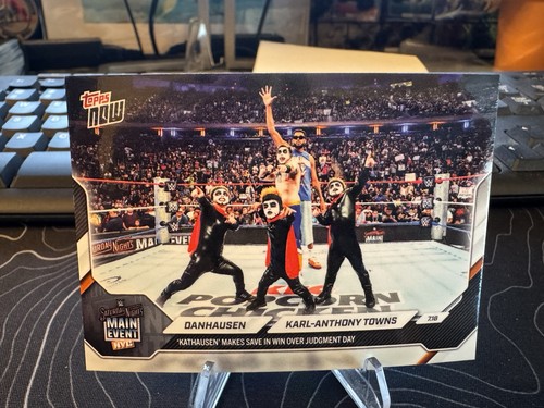 Danhausen/Karl-Anthony Towns - 2026 WWE Topps NOW® - Card 72 - PR: 3491