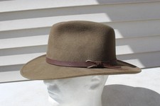 Dorfman Pacific California USA Wool Aussie Outback Hat Loden large 5923 Brown