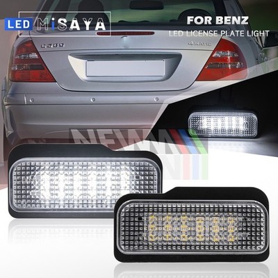 For Mercedes-Benz W203 W211 W219 R171 LED Number License Plate Light No Error