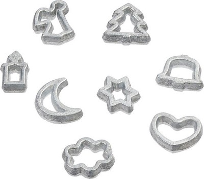Miniatur Ausstechformen, ca. 0,5 cm, 8er-Set