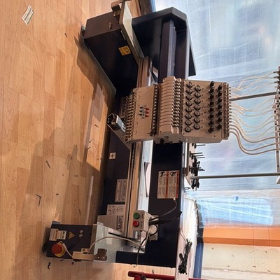 2007 Tajima TFMX-C1501 15-Needle Embroidery Machine 450×520   Parts/Repair