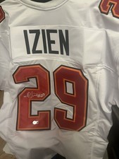 Buccaneers Christian Izien signed Jersey Beckett COA