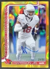 2025 Topps Chrome Marvin Harrison Jr. Gold Lava Refractor (RAW)