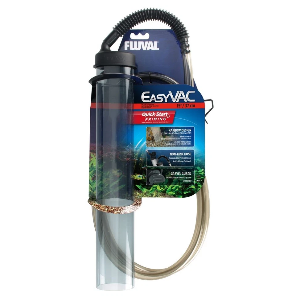 MARINA Fluval EasyVac Gravel Cleaner Medium Aquarium Fish Tank Vacuum 15"/37cm