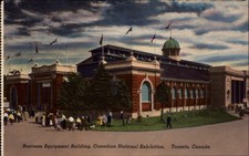 Business Equipment Building Canadian Natl Exhibition Toronto ON postcard c441