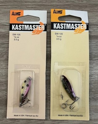 (2 PACKS) ACME KASTMASTER SW-105, 1/8oz, 3.5 g NEW USA