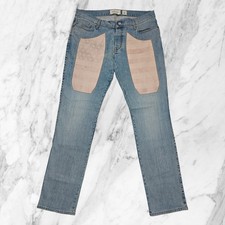 JECKERSON Jeans Uomo Edizione Limitata Toppe Bandiera Americana Tg 38 / 52 ITA