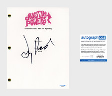 Jay Roach 'Austin Powers: International Man' Director Signed Full Script ACOA