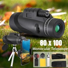 Super High Power 80X100 Portable Night Vision Monocular Telescope Binoculars HD