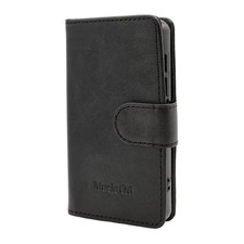 Samvix Book Style Black Leather Case for iPlatinum Music Q6 MP3 Player