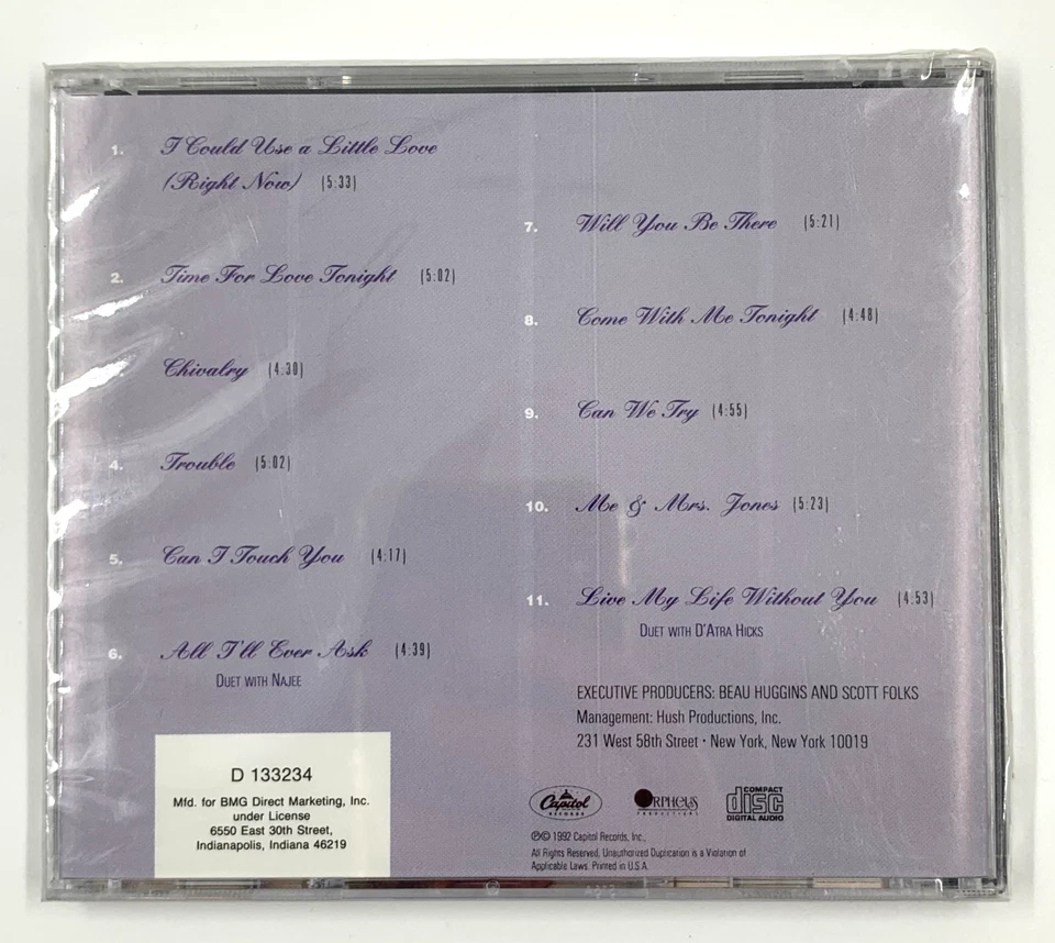 Freddie Jackson - Time For Love - CD - 1992 - New & Sealed Foto 2 de 2