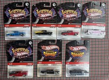 Lot of 7 Hot Wheels Larry's Garage,’56 Chevy, ‘57Chevy BelAir, ‘58 Ford Edsel