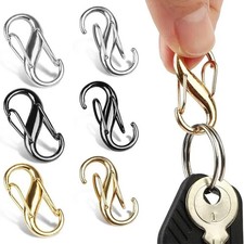 10Pack Anti-Theft Zipper Clips  Mini Locks, Metal Zipper Pull Replacements for