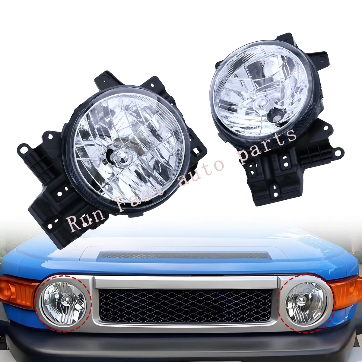 Headlights for Toyota FJ Cruiser for sale | eBay