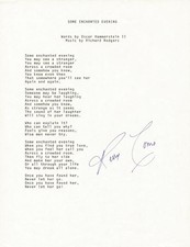 PERRY COMO - TYPESCRIPT SIGNED