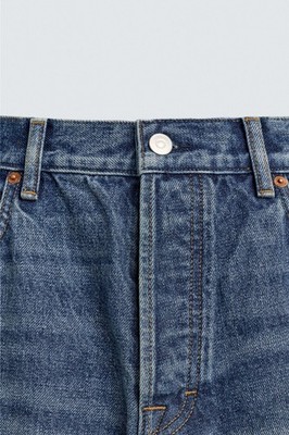 S+, Size 38] Aaron Levine x Zara Selvedge Denim Jeans — Stone Wash