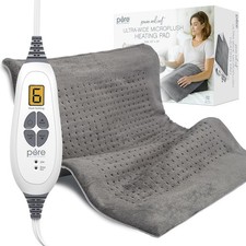 Pure Enrichment PureRelief Ultra-Wide Heating Pad, 20" x 24", 6 Heat Settings