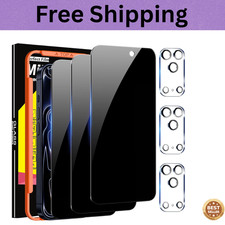 Para iPhone 17 Pro Max 3+3 Protezione De Pantalla Privacy AntiEspia y Camara