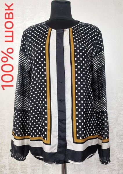 Women Massimo Dutti Shirt Multicolor Silk 38