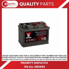 YBX3096 12V 76Ah 680A Yuasa Black Yuasa SMF Battery