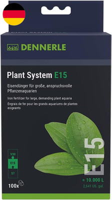 Dennerle Plant System E15, 100 Stück - Eisendünger Für Große, Anspruchsvolle Pfl