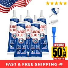 Fabric Glue Mighty Mend it Fabric Glue Permanent Clear Washable Clothing Glue5Pc