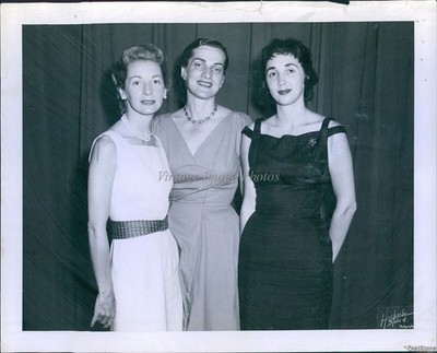 1956 Luncheon Plan For Boston Ncjw Mrs Leonard Bernstein Charity Photo 8x10