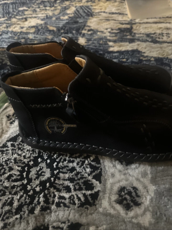 Handmade Leather Shoe For Men Zipper - Image 3 of 4